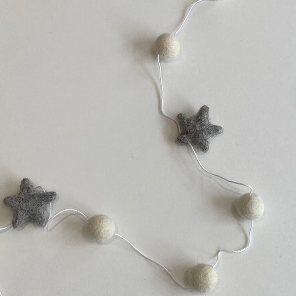 Felt Pom Pom Garland